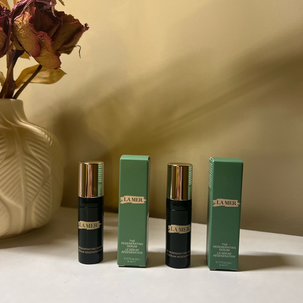 2✖️ La mer the regenerating serum 
5ml each size